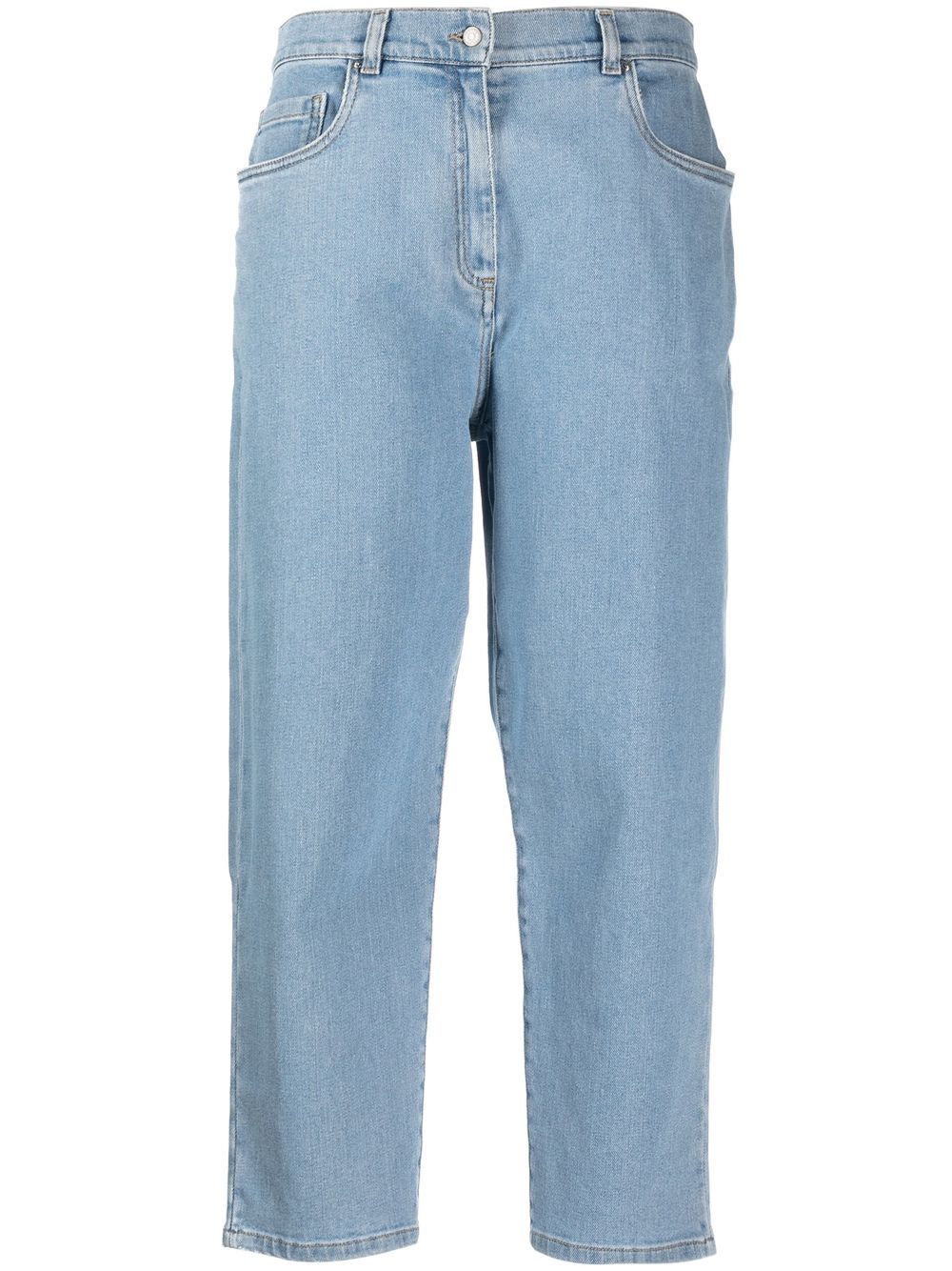 Fabiana Filippi high-waisted cropped jeans - Blue von Fabiana Filippi