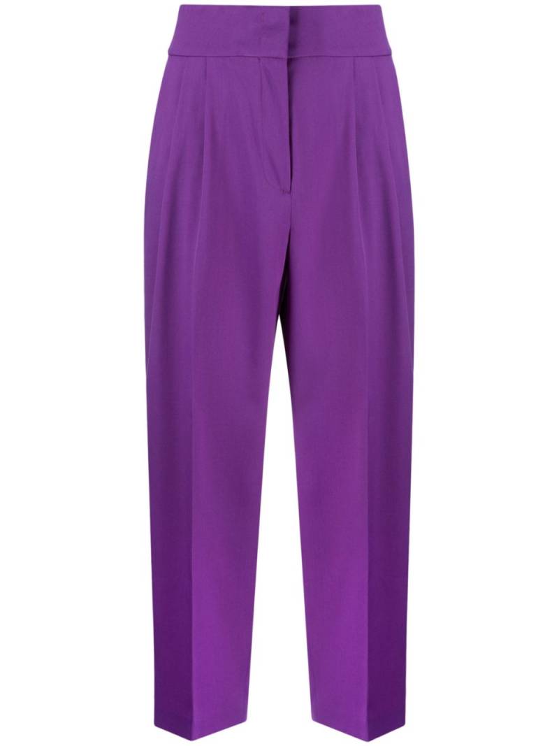 Fabiana Filippi high-waisted tapered trousers - Purple von Fabiana Filippi