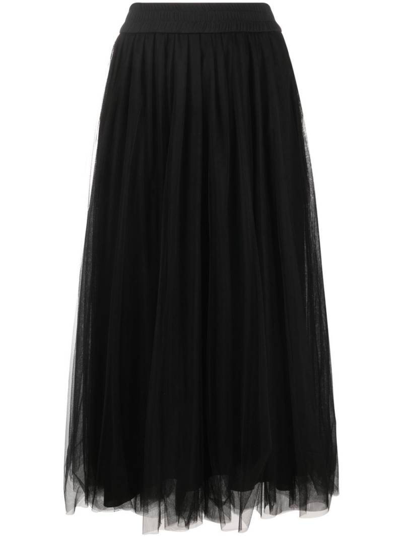 Fabiana Filippi high-waisted tulle skirt - Black von Fabiana Filippi