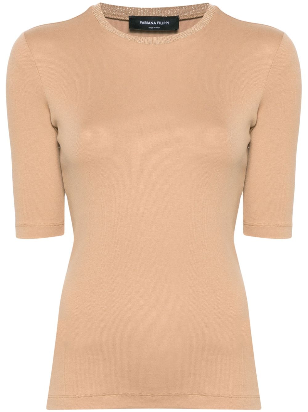 Fabiana Filippi jersey T-shirt - Brown von Fabiana Filippi