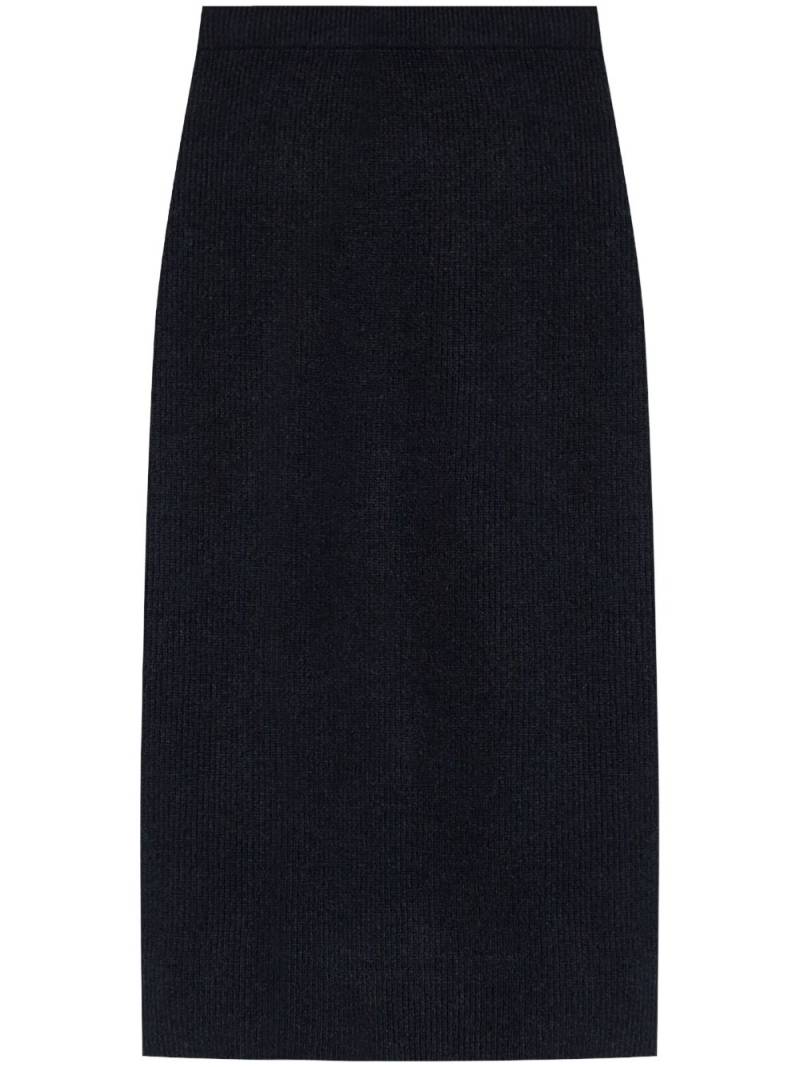 Fabiana Filippi knitted midi skirt - Black von Fabiana Filippi