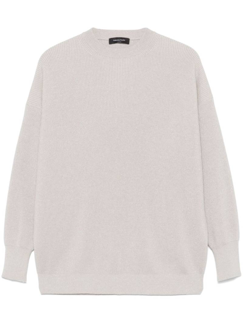 Fabiana Filippi lamé sweater - Neutrals von Fabiana Filippi