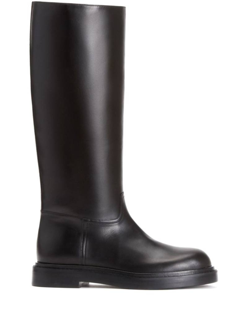 Fabiana Filippi leather knee-high boots - Black von Fabiana Filippi