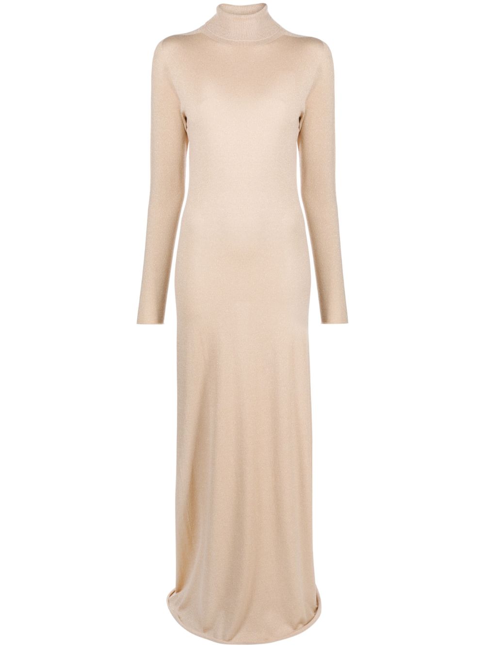 Fabiana Filippi long-sleeve knitted maxi dress - Neutrals von Fabiana Filippi