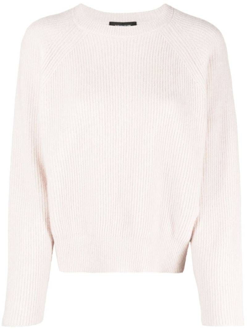 Fabiana Filippi long-sleeve ribbed-knit jumper - Pink von Fabiana Filippi