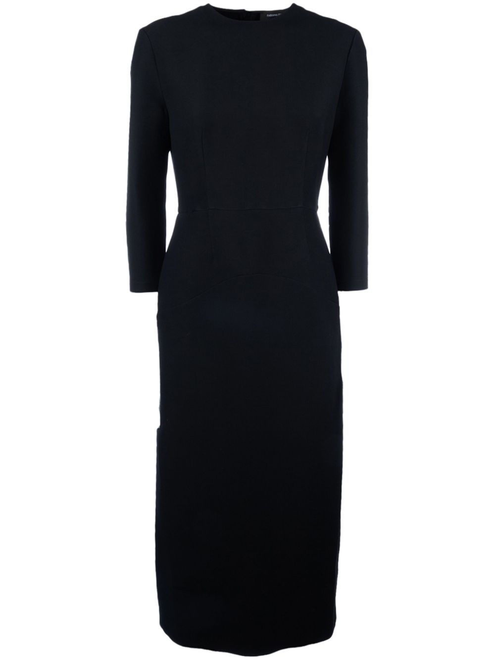 Fabiana Filippi long-sleeves midi dress - Black von Fabiana Filippi