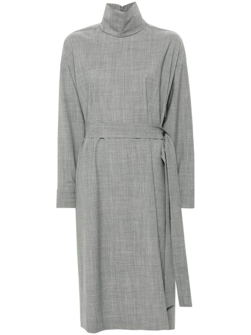 Fabiana Filippi mélange-effect midi oversized dress - Grey von Fabiana Filippi