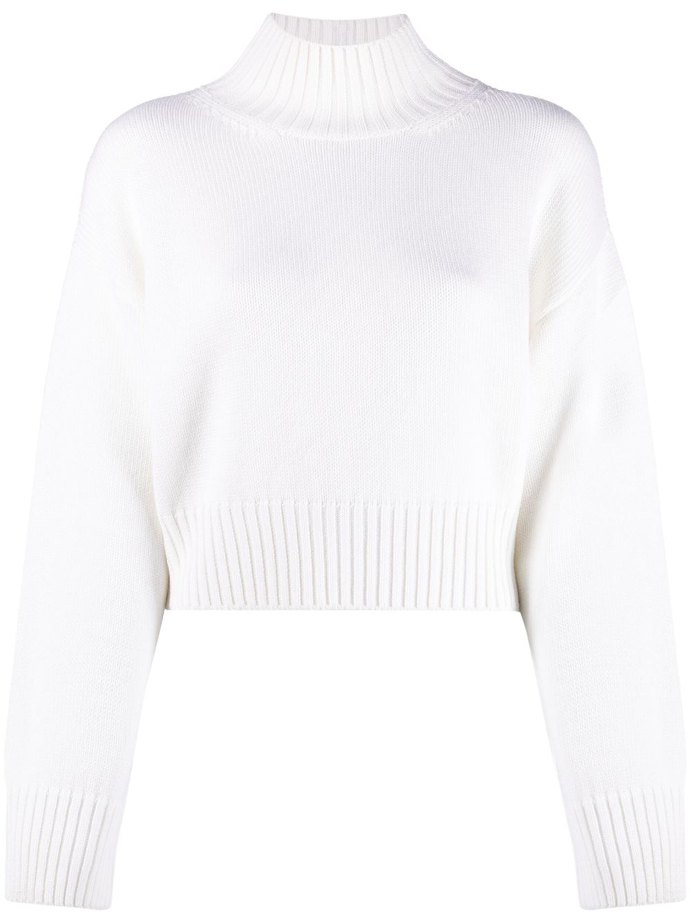 Fabiana Filippi mock-neck wool jumper - White von Fabiana Filippi