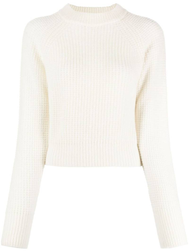 Fabiana Filippi mohair-blend crewneck jumper - Neutrals von Fabiana Filippi