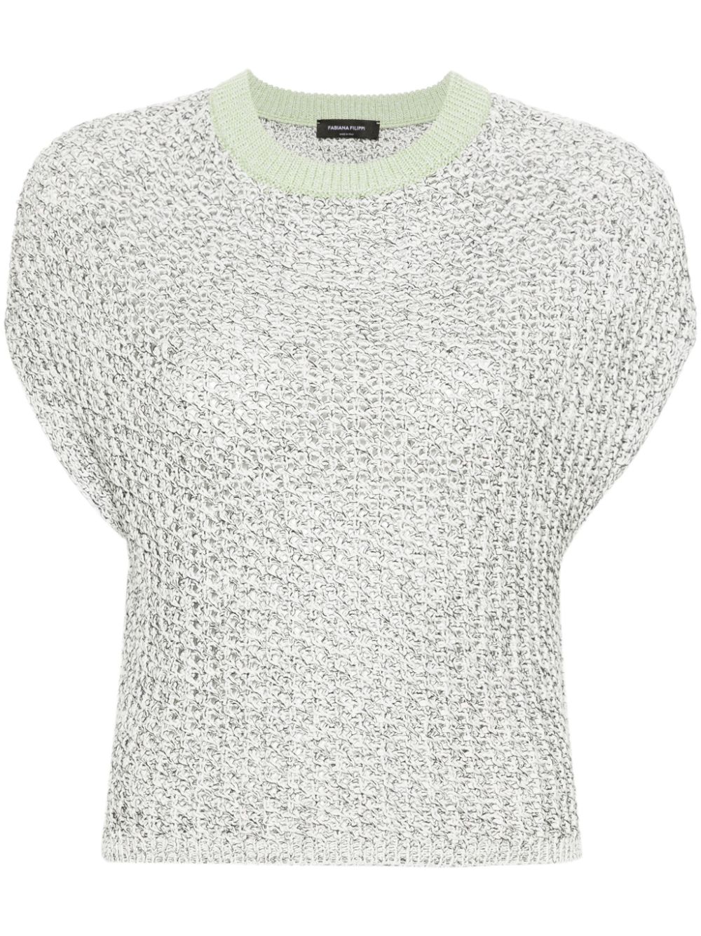 Fabiana Filippi open-knit sleeveless jumper - White von Fabiana Filippi