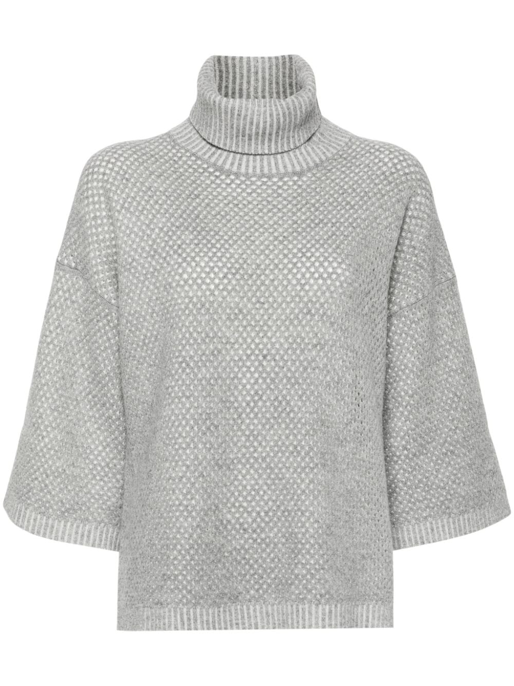 Fabiana Filippi open-knit sweater - Grey von Fabiana Filippi