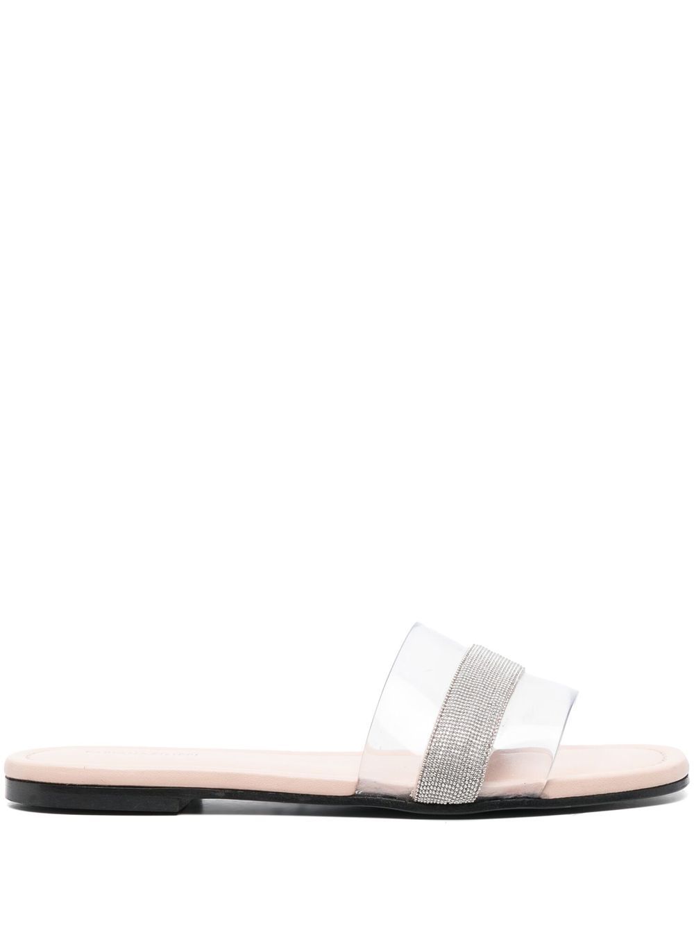 Fabiana Filippi open-toe 15mm slides - Neutrals von Fabiana Filippi