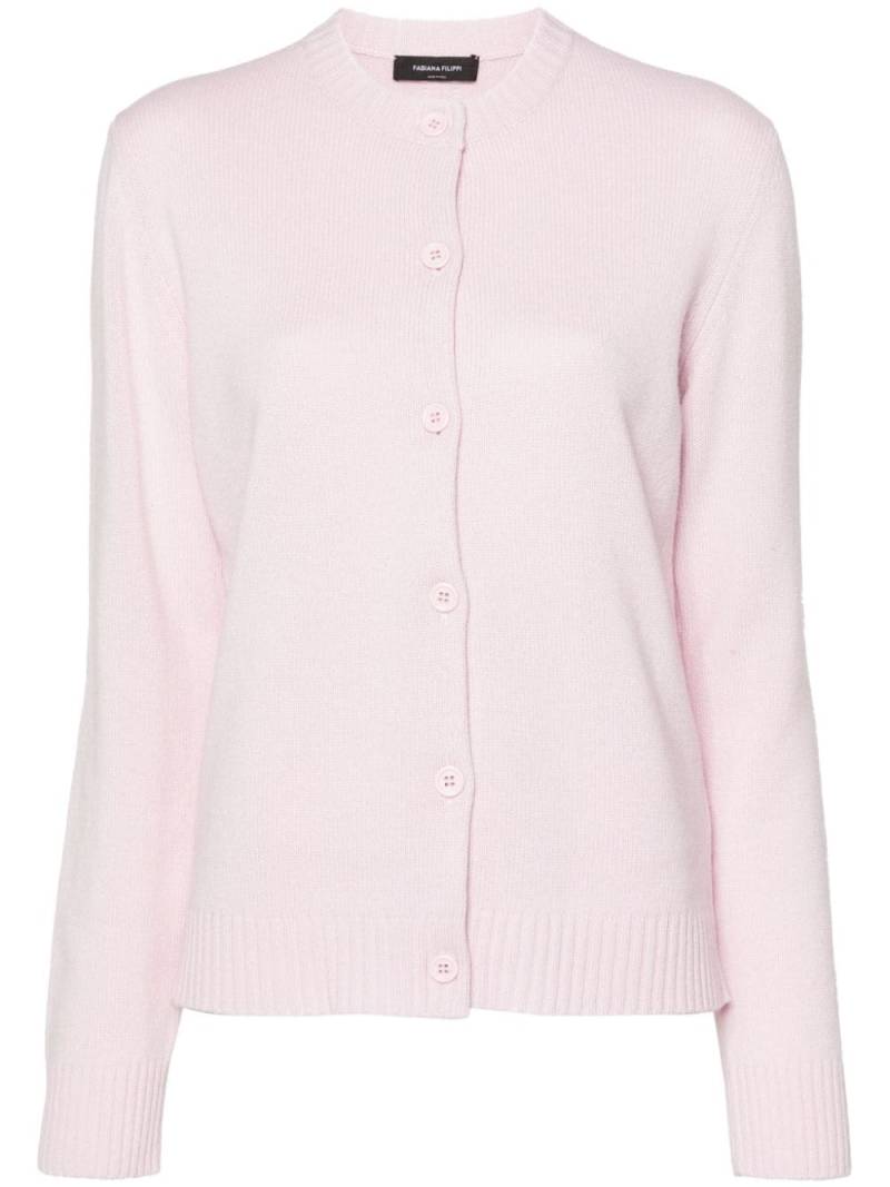 Fabiana Filippi openwork-detail cardigan - Pink von Fabiana Filippi