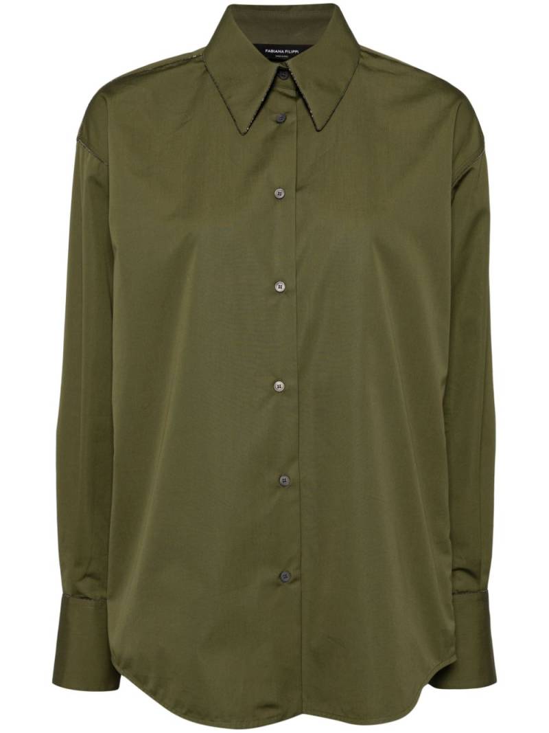 Fabiana Filippi oversize shirt - Green von Fabiana Filippi