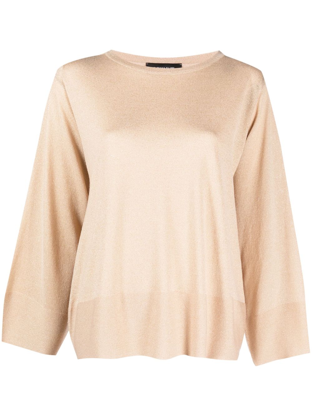 Fabiana Filippi oversized boat-neck jumper - Neutrals von Fabiana Filippi