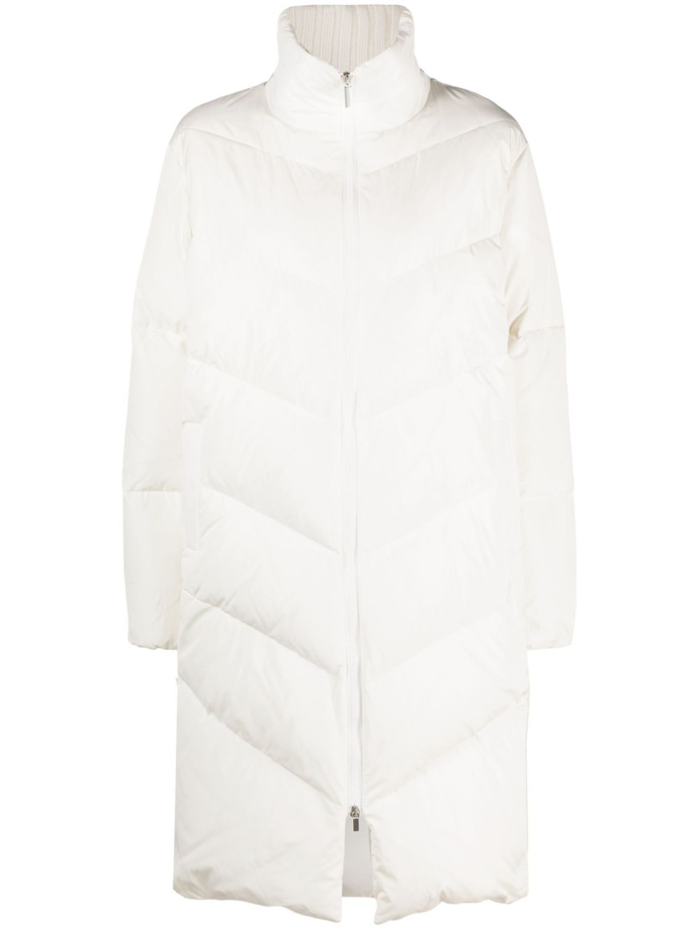 Fabiana Filippi padded zip-up coat - White von Fabiana Filippi