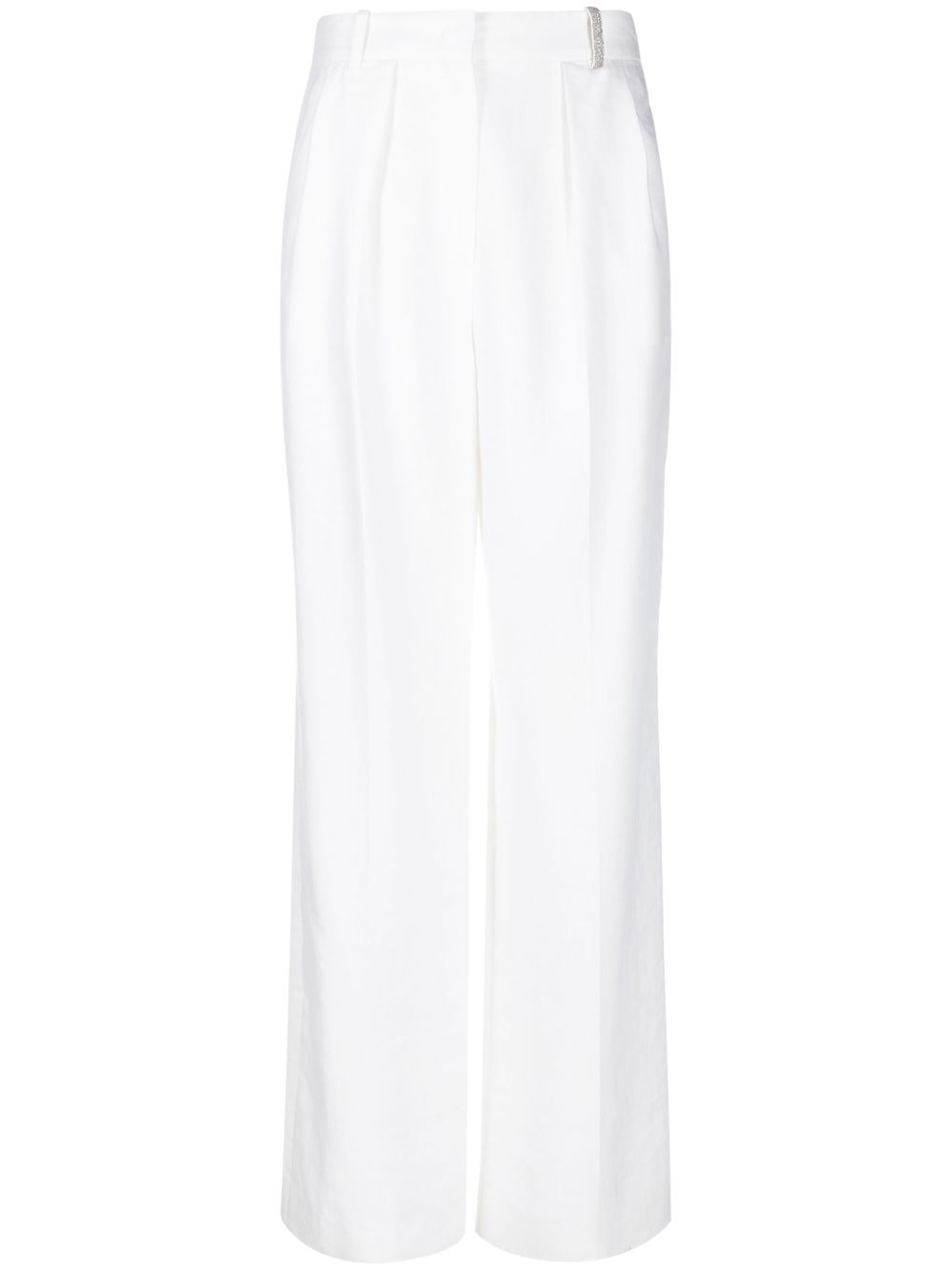 Fabiana Filippi pleated high-waisted trousers - White von Fabiana Filippi