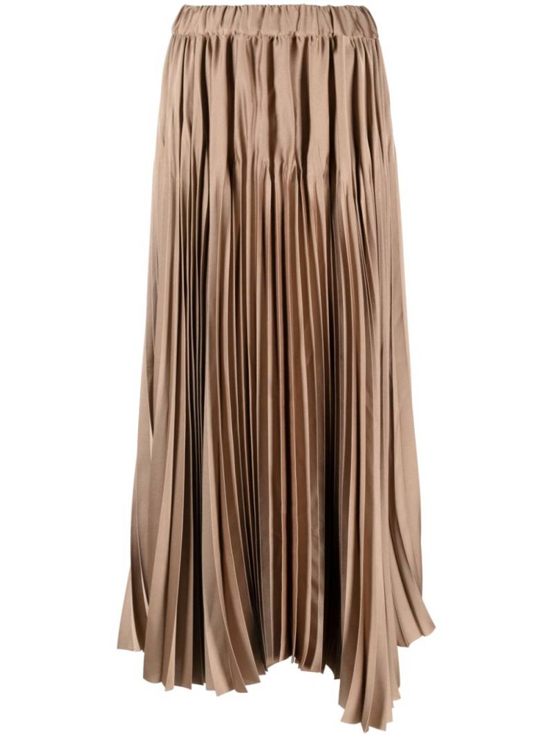 Fabiana Filippi pleated maxi skirt - Brown von Fabiana Filippi