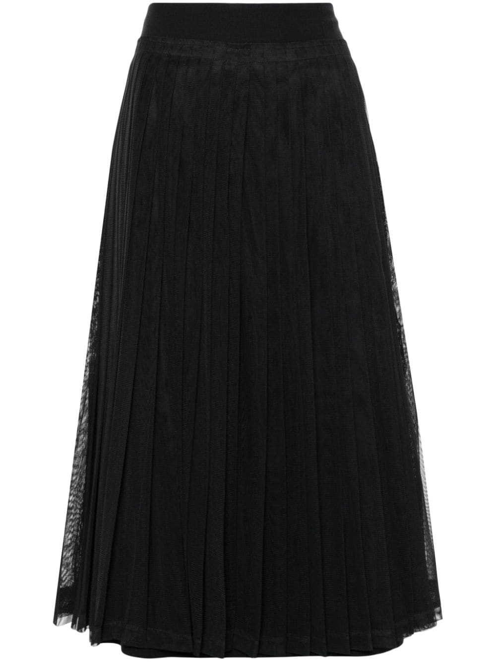 Fabiana Filippi pleated midi skirt - Black von Fabiana Filippi