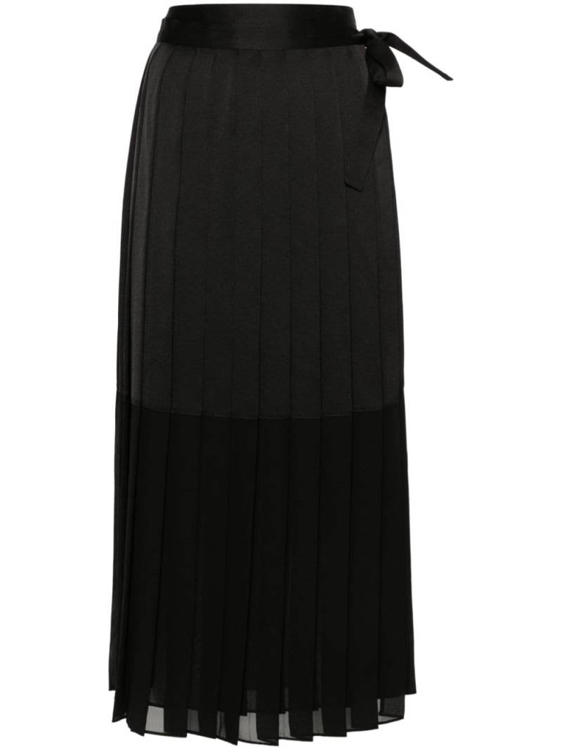 Fabiana Filippi pleated midi skirt - Black von Fabiana Filippi