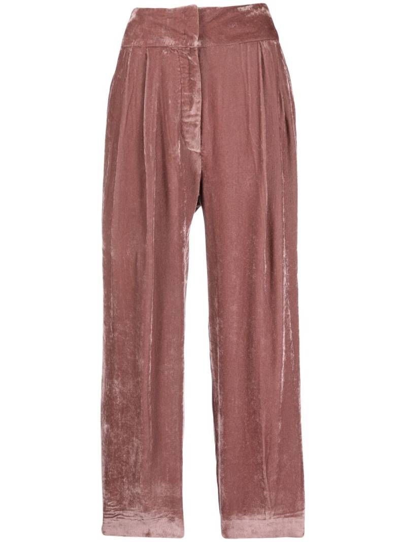 Fabiana Filippi pleated straight-leg trousers - Pink von Fabiana Filippi