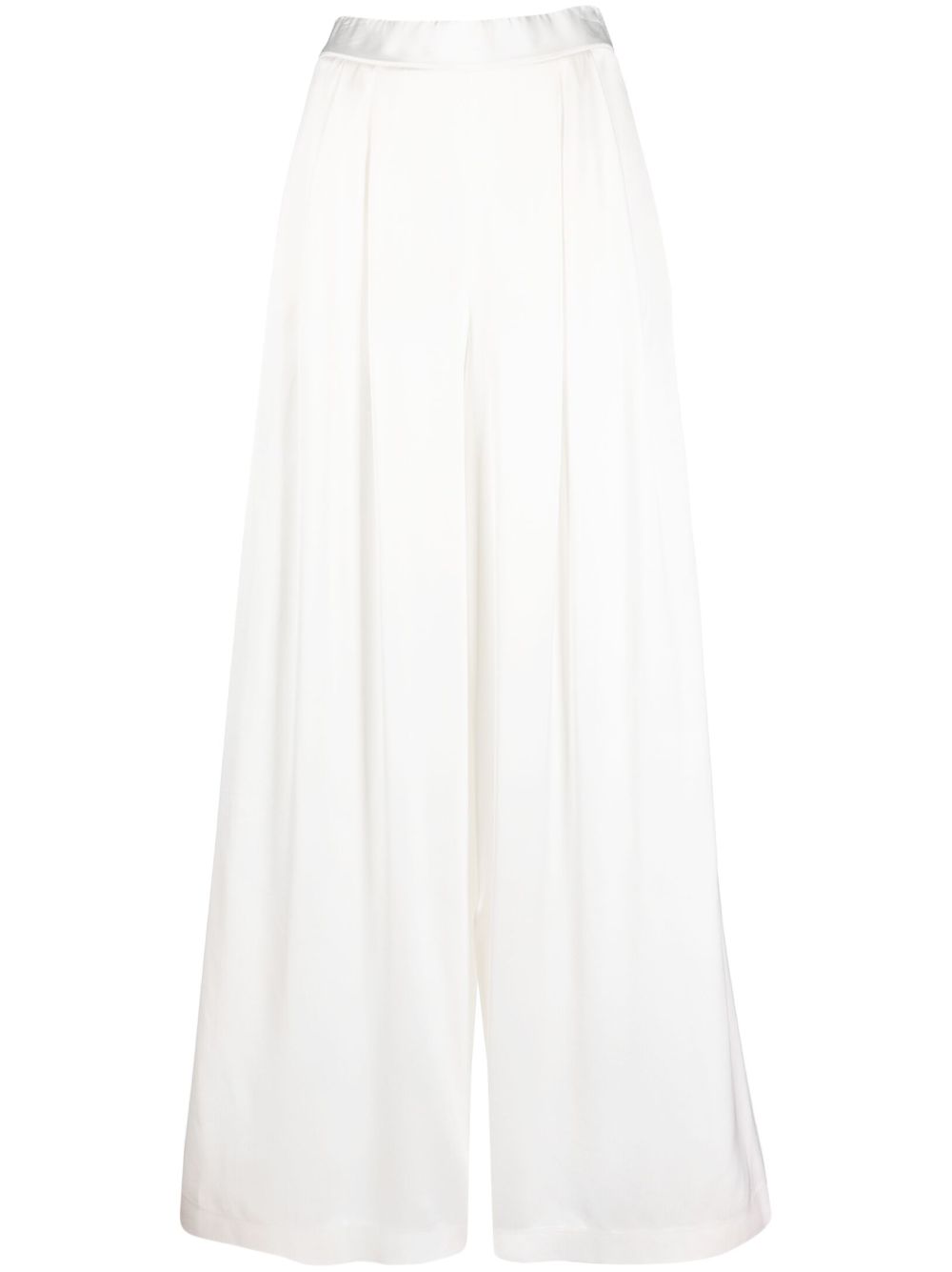 Fabiana Filippi pleated wide-leg trousers - White von Fabiana Filippi