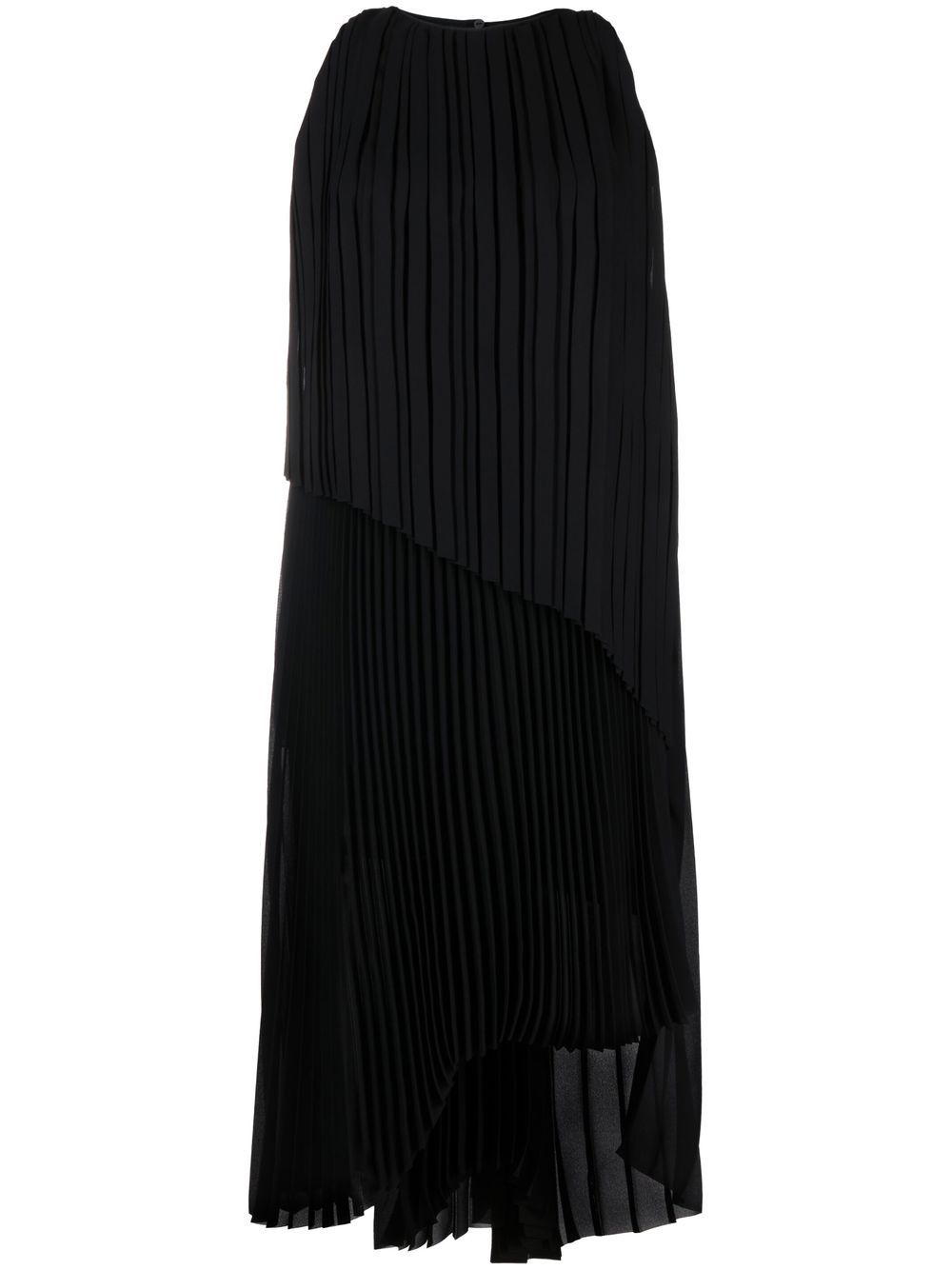 Fabiana Filippi plissé layered dress - Black von Fabiana Filippi