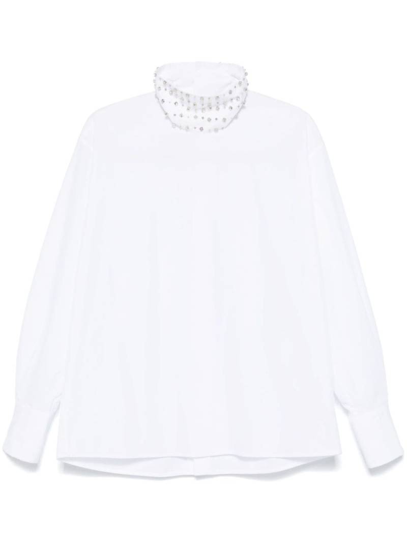 Fabiana Filippi poplin shirt - White von Fabiana Filippi