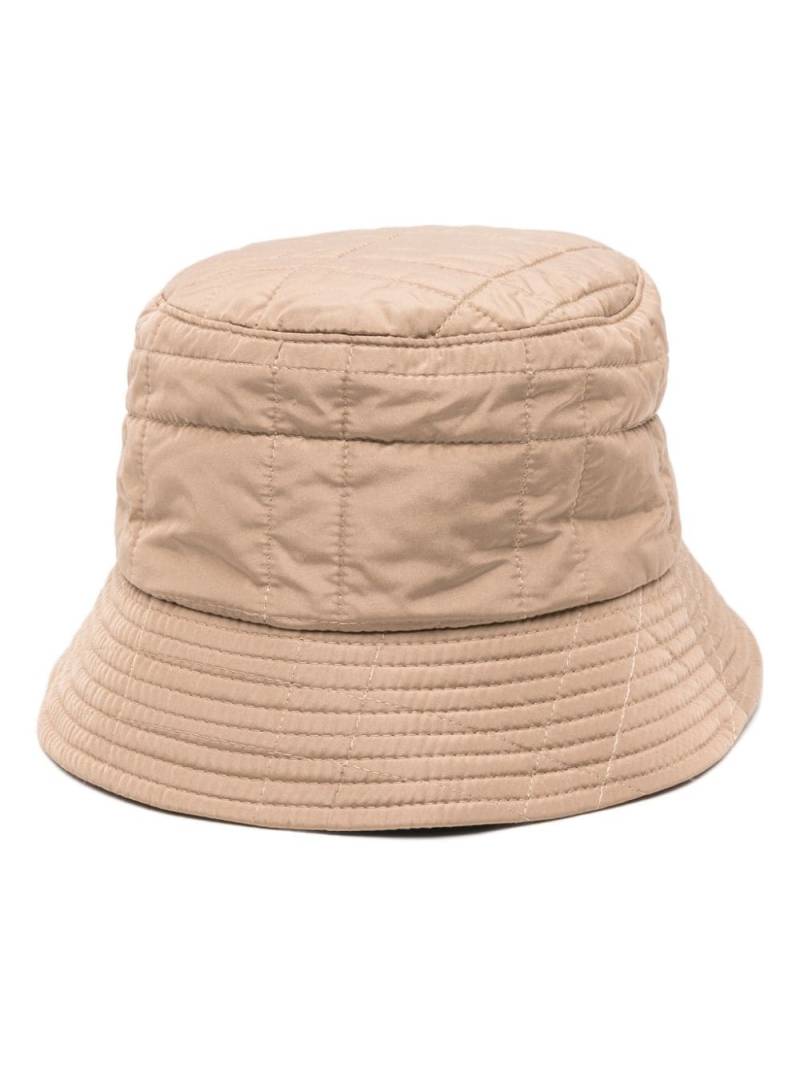 Fabiana Filippi quilted bucket hat - Brown von Fabiana Filippi