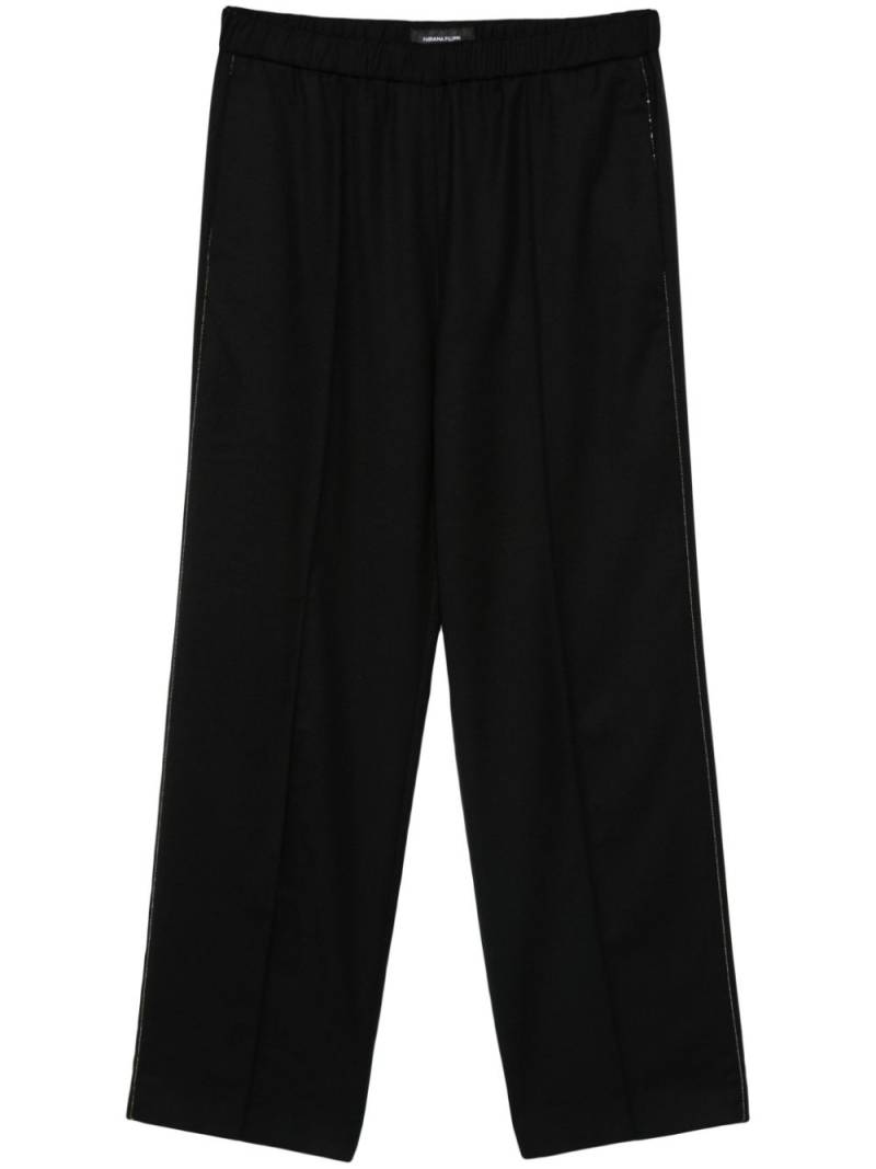 Fabiana Filippi raised-seam trousers - Black von Fabiana Filippi