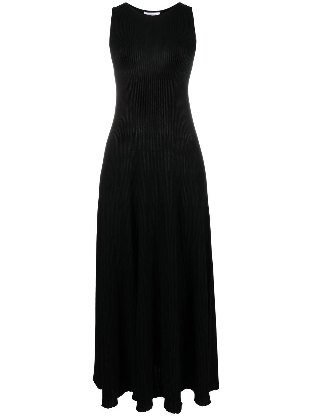 Fabiana Filippi ribbed cotton maxi dress - Black von Fabiana Filippi