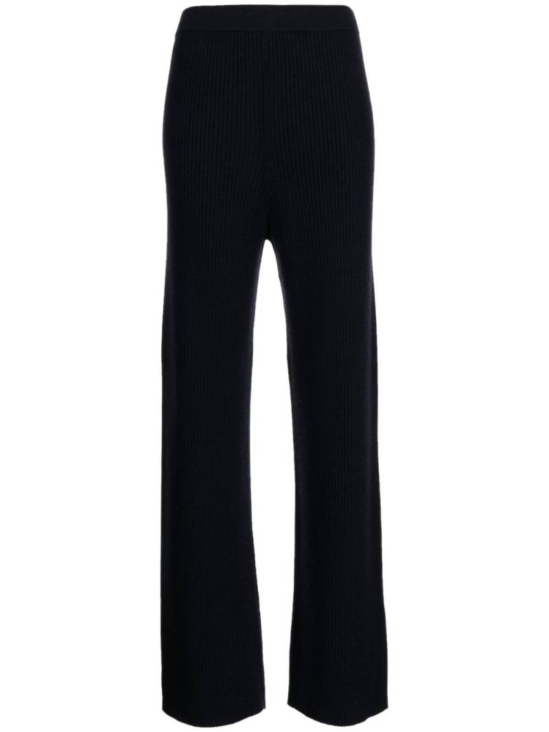 Fabiana Filippi ribbed flared trousers - Blue von Fabiana Filippi