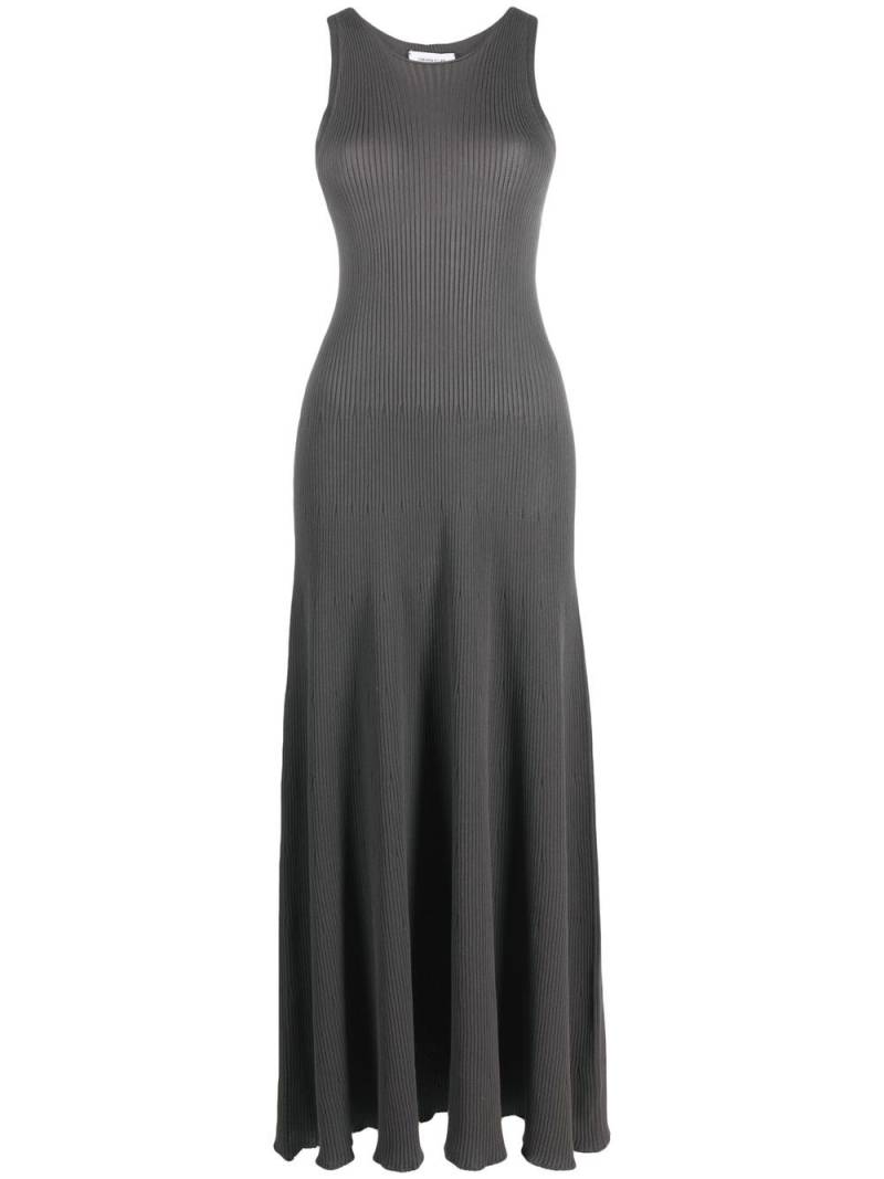 Fabiana Filippi ribbed-knit maxi dress - Grey von Fabiana Filippi