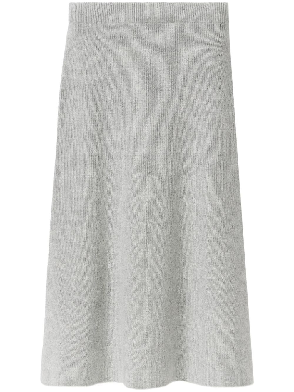 Fabiana Filippi ribbed-knit midi skirt - Grey von Fabiana Filippi