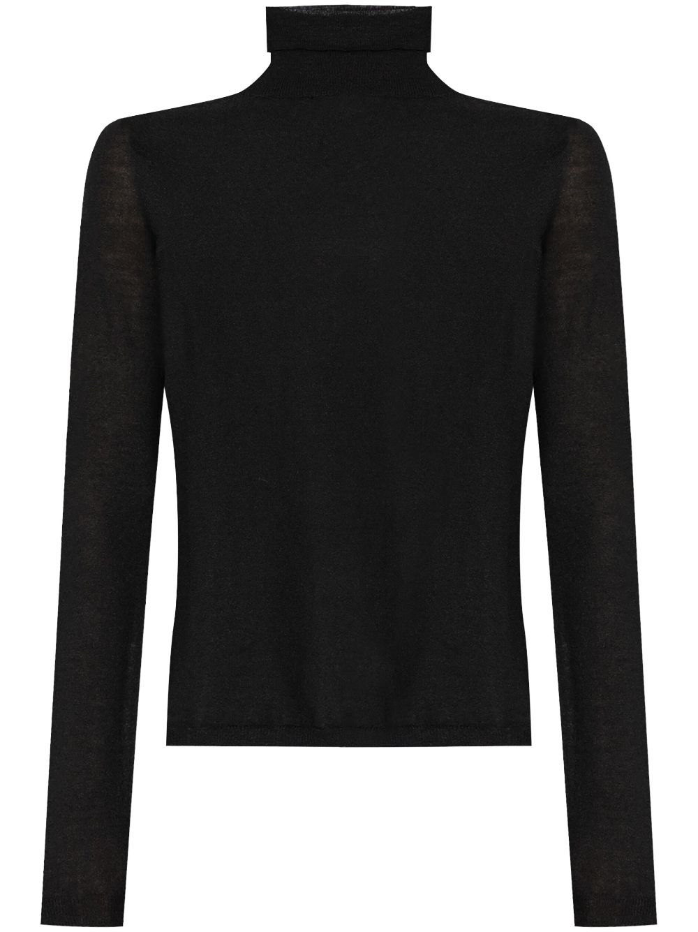 Fabiana Filippi ribbed knit turtle neck sweater - Black von Fabiana Filippi