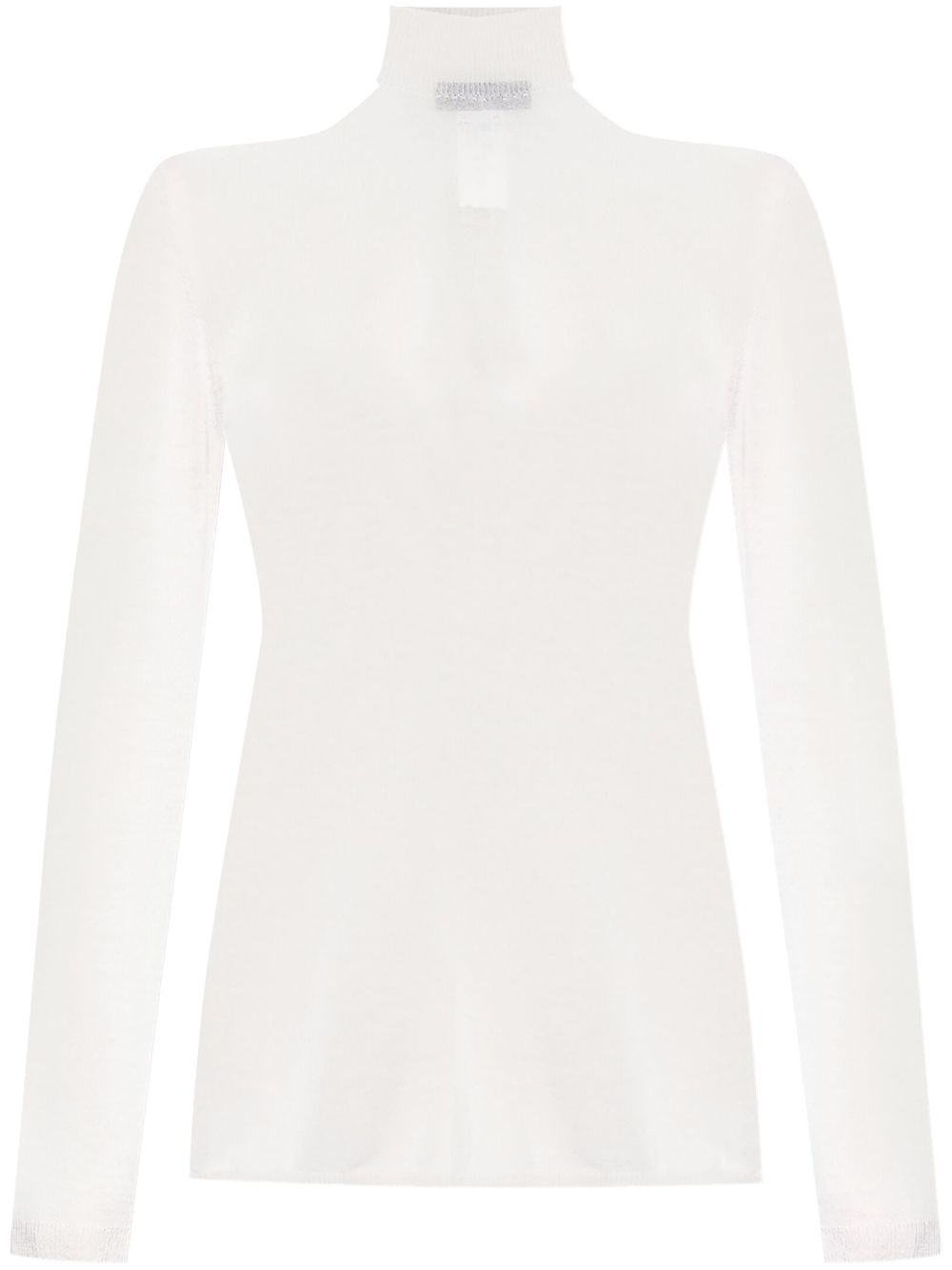 Fabiana Filippi ribbed knit turtle neck sweater - Neutrals von Fabiana Filippi