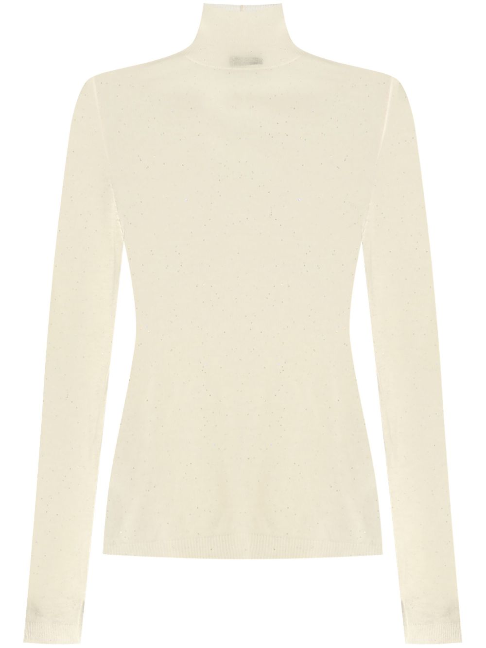 Fabiana Filippi ribbed knit turtle neck sweater - Neutrals von Fabiana Filippi