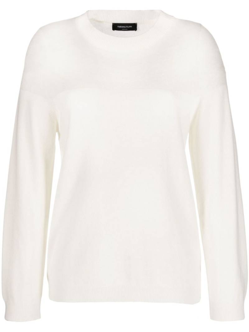 Fabiana Filippi ribbed virgin-wool jumper - Neutrals von Fabiana Filippi