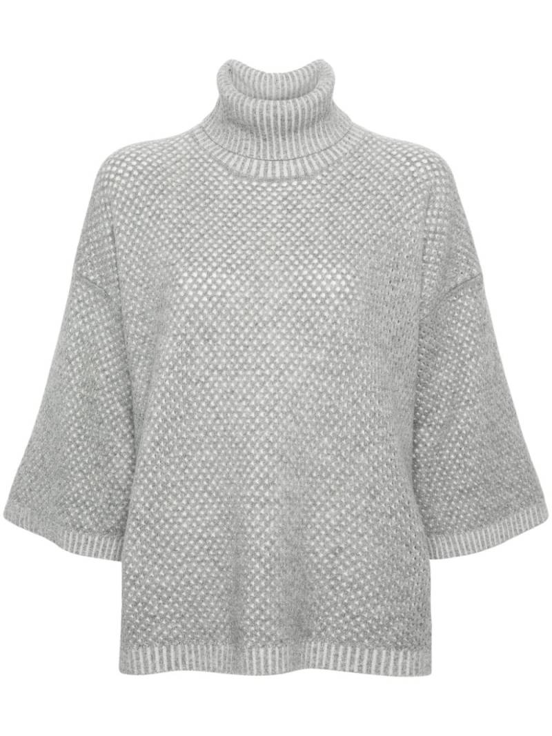 Fabiana Filippi roll-neck wool-blend jumper - Grey von Fabiana Filippi