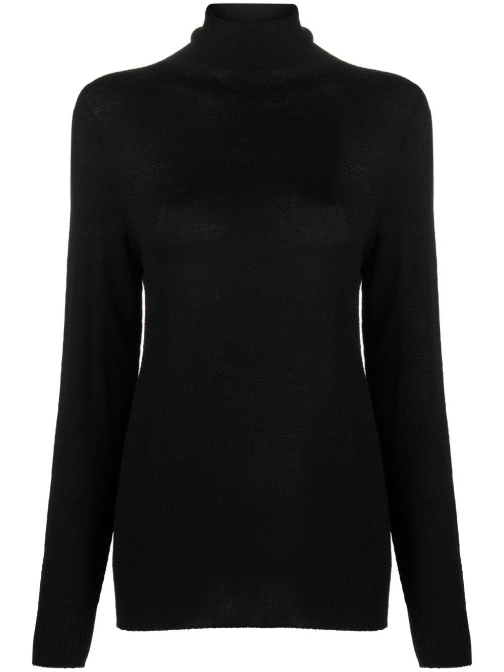 Fabiana Filippi rool-neck wool jumper - Black von Fabiana Filippi