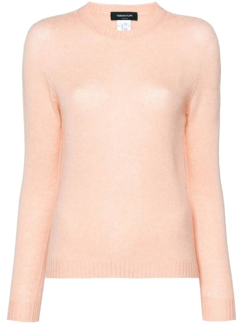 Fabiana Filippi round-neck cashmere jumper - Pink von Fabiana Filippi