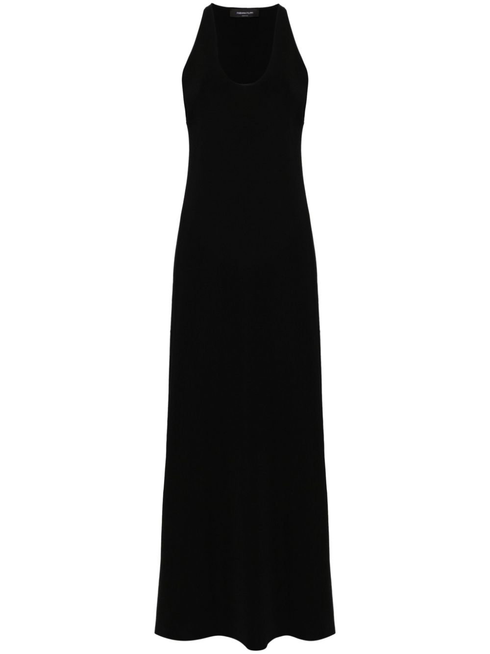 Fabiana Filippi round-neck sleeveless dress - Black von Fabiana Filippi