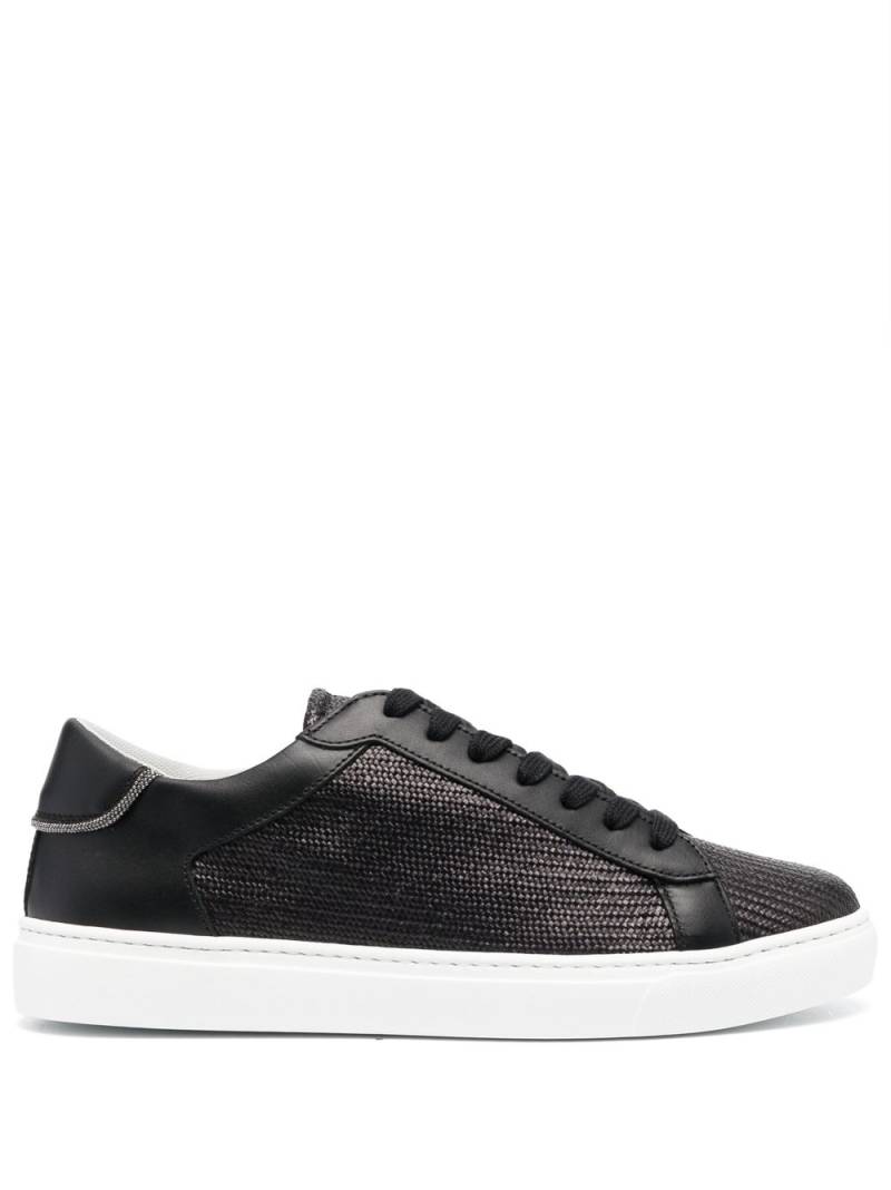 Fabiana Filippi round-toe low-top sneakers - Black von Fabiana Filippi