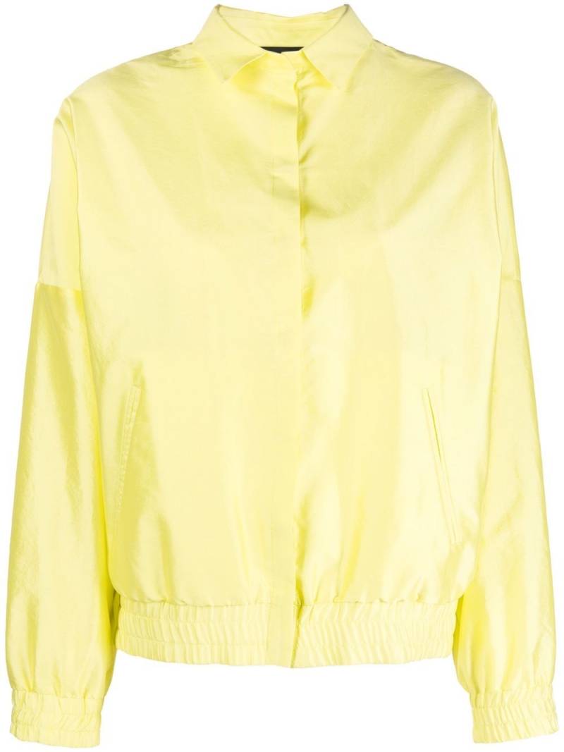 Fabiana Filippi satin button-up jacket - Yellow von Fabiana Filippi