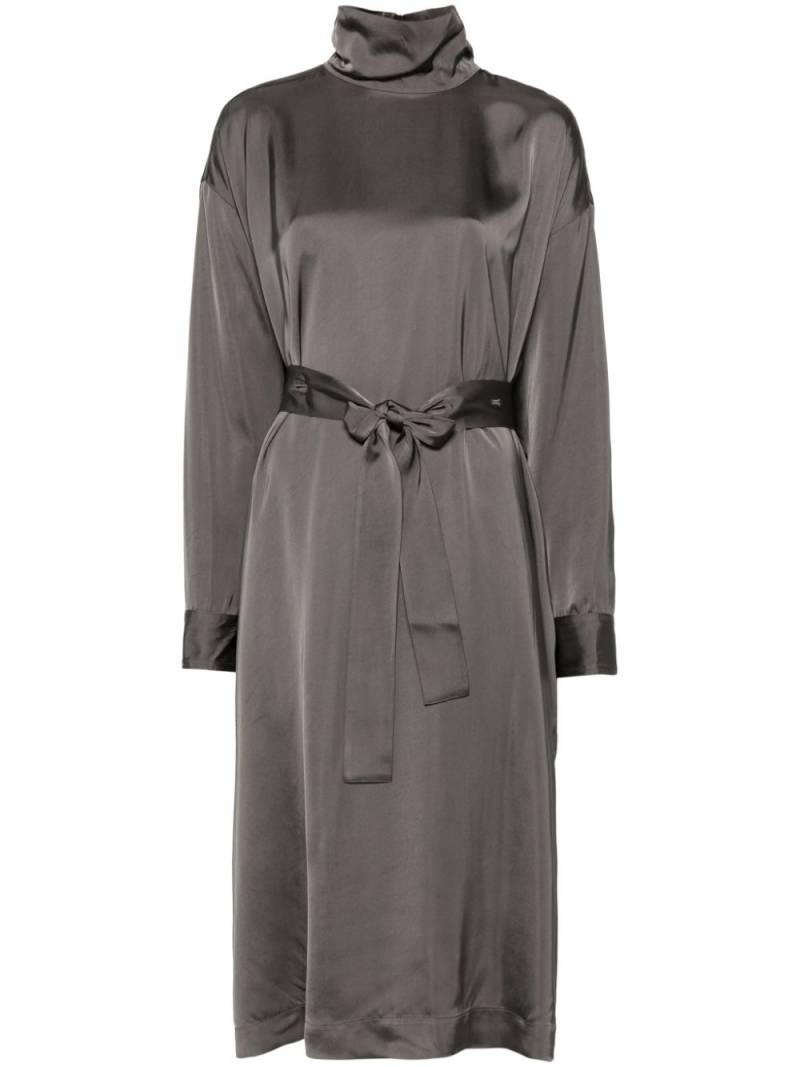 Fabiana Filippi satin dress - Grey von Fabiana Filippi