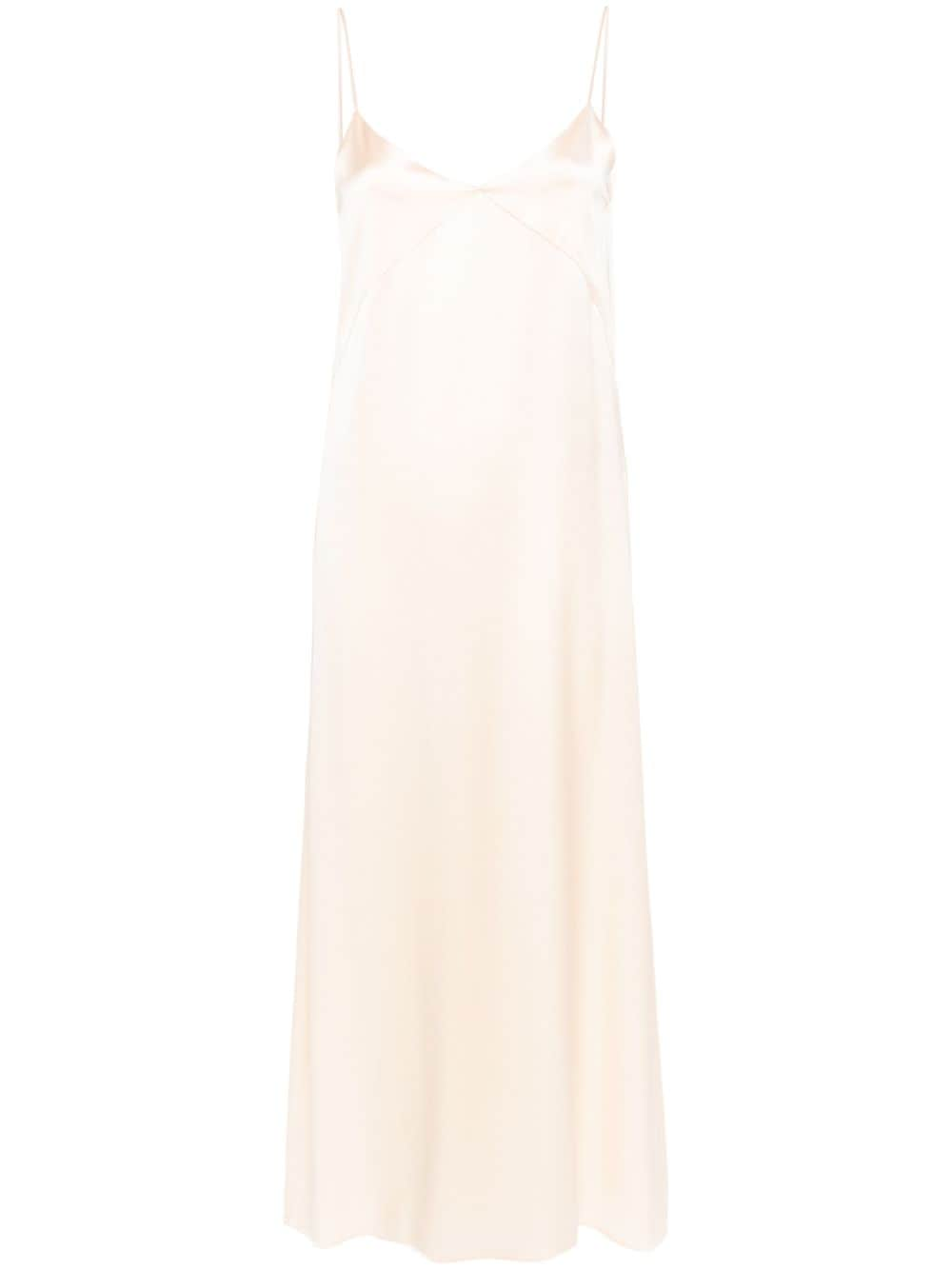 Fabiana Filippi satin silk maxi dress - Pink von Fabiana Filippi