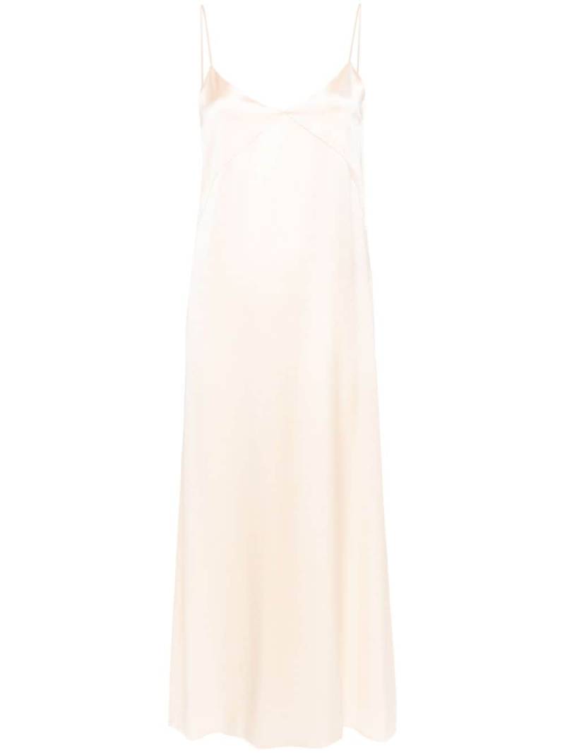 Fabiana Filippi satin silk maxi dress - Pink von Fabiana Filippi