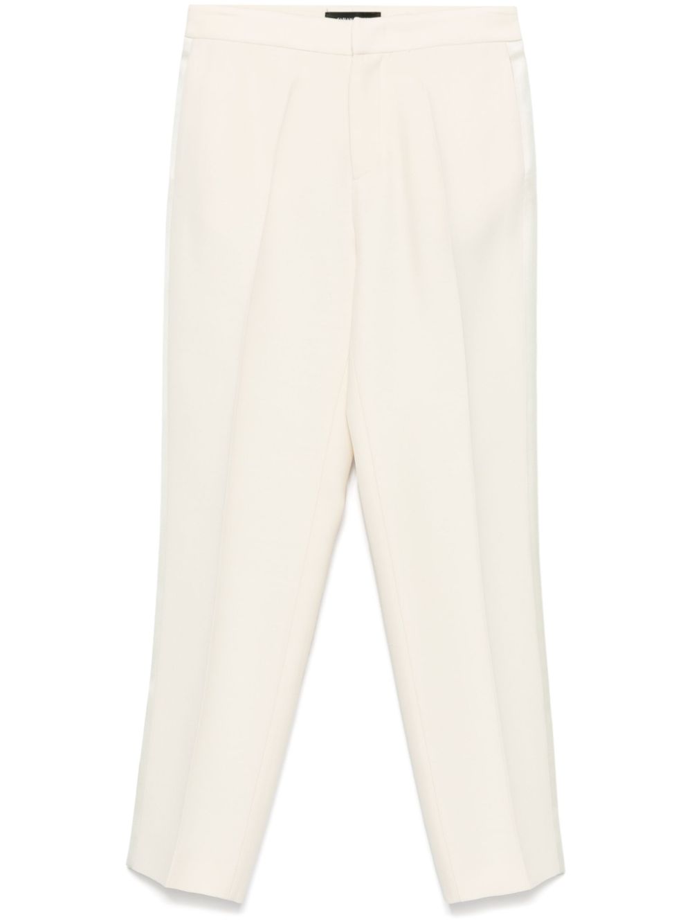 Fabiana Filippi satin-trim trousers - Neutrals von Fabiana Filippi