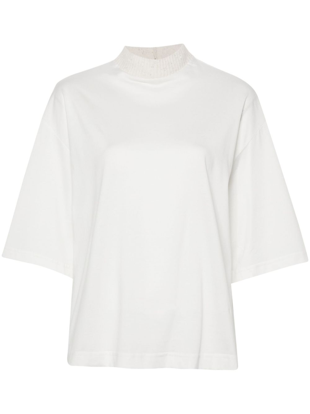 Fabiana Filippi sequin-embellished T-shirt - White von Fabiana Filippi