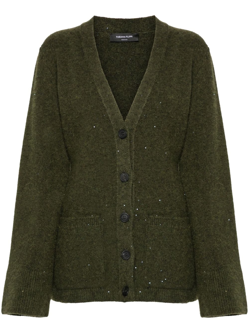 Fabiana Filippi sequin-embellished cardigan - Green von Fabiana Filippi